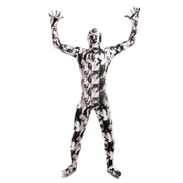 SKTF039 萊卡黑白迷彩全包連身服 SKTF039 萊卡黑白迷彩全包連身服